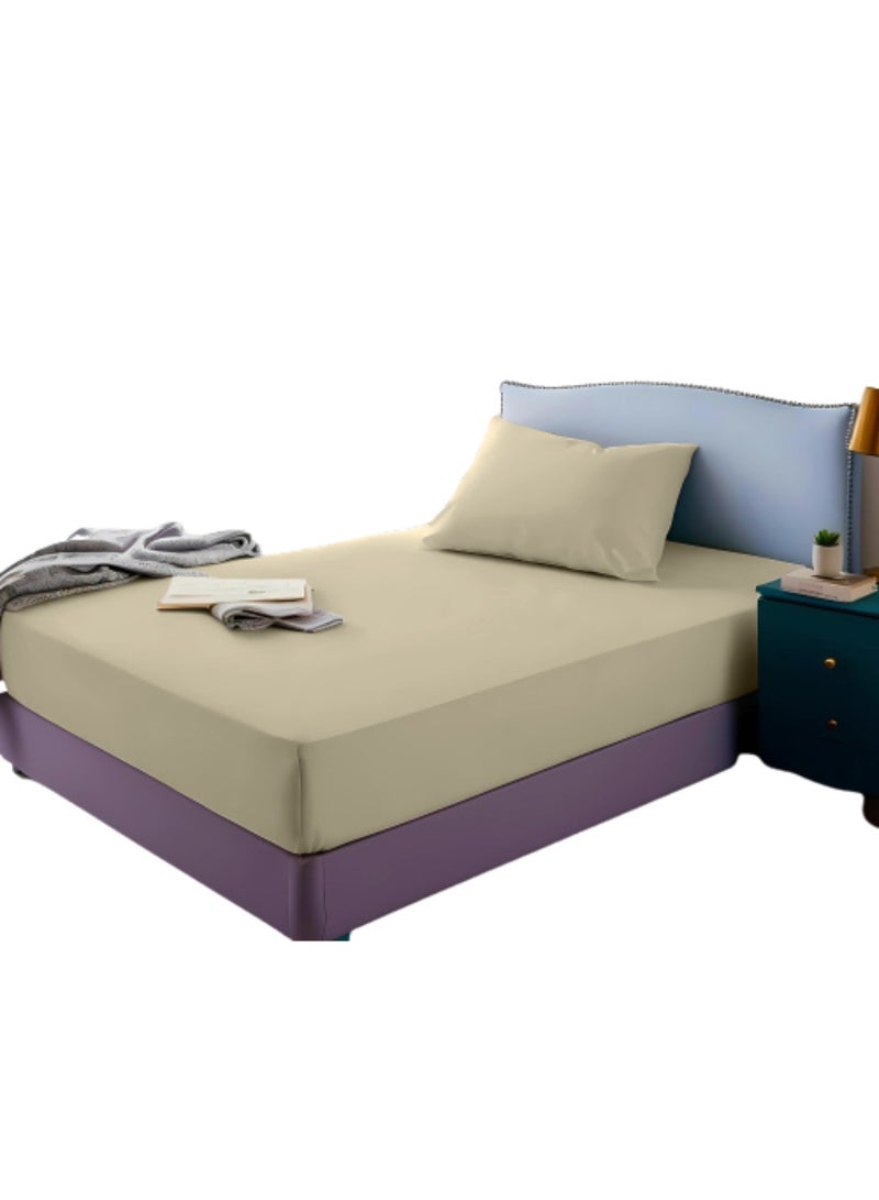 Banotex 100% Super Soft Cotton Double Bed Sheet Set with Elastic Edges - The Perfect Touch of Comfort and Beauty