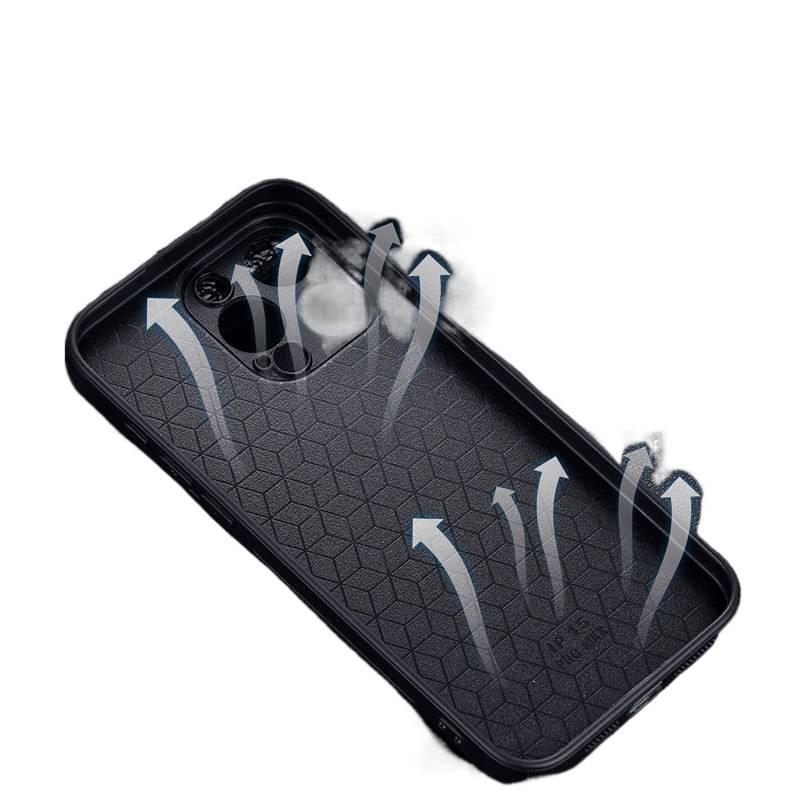 LS Protective Case, Shockproof Cover for Redmi Note 15, Black Leather Texture, Drop Protection - Image 4