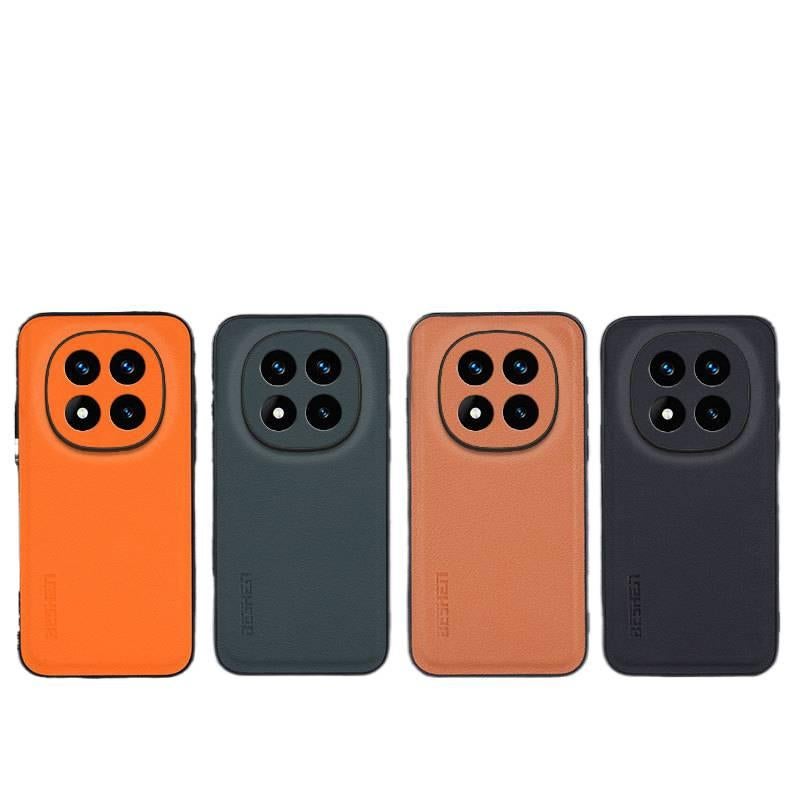 LS Protective Case, Shockproof Cover for Redmi Note 15, Black Leather Texture, Drop Protection - Image 2