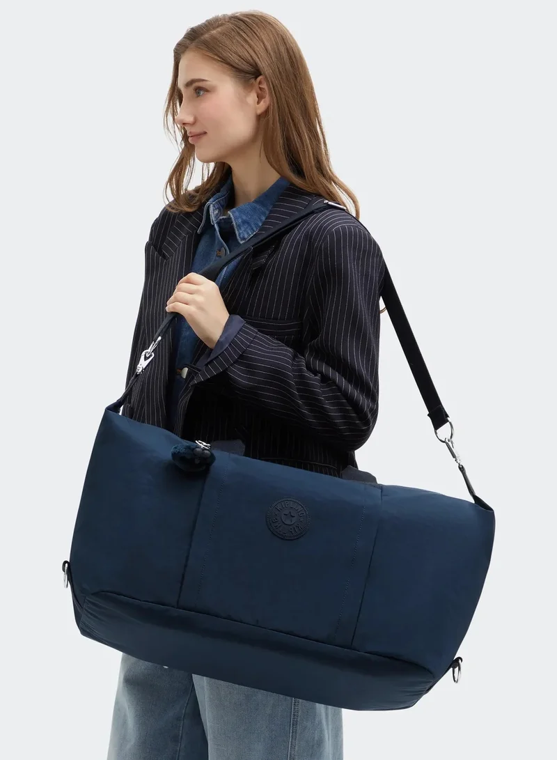 kipling Bori Large Weekender With Trolley Sleeve and Removable Shoulderstrap - Blue Bleu 2