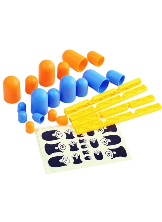 Beauenty Gobble Board Game, Tic Tac Toe Game Children's Educational Educational Puzzle Game Toy Toys, Parent-child Early Education Family Interactive Board Game Classic 3d Board Game  - Image 4