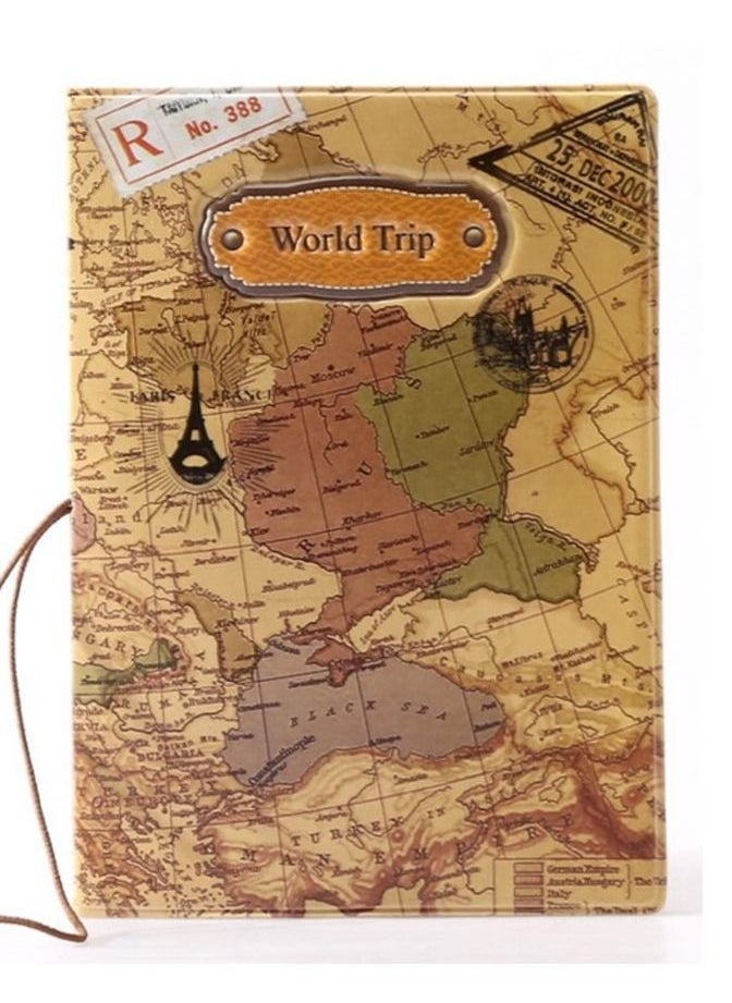 وي هابي مجموعة غلاف جواز سفر The World Trip Premium المقاوم للماء والغبار  - Image 1