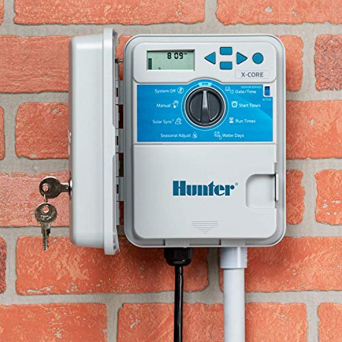 Hunter Industries Hunter X-Core XC400 4 Zone Outdoor Sprinkler Controller, Weather-Resistant Irrigation Timer for Lawn and Garden, Easy Install, Automatic Watering System - Image 4