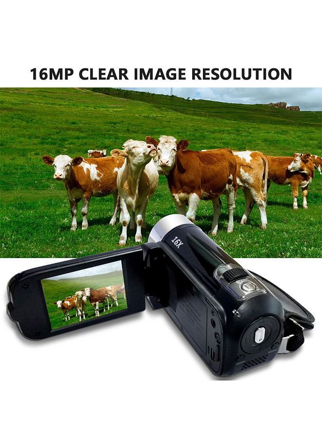 Generic Portable 1080P High Definition Digital Video Camera DV Camcorder 16MP 2.7 Inch LCD Screen 16X Digital Zoom Built-in Battery  - Image 4