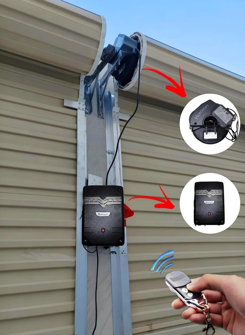 هيركليفت ماكينة فتح باب الجراج مع 3 ريموت (أصلية) - Image 4