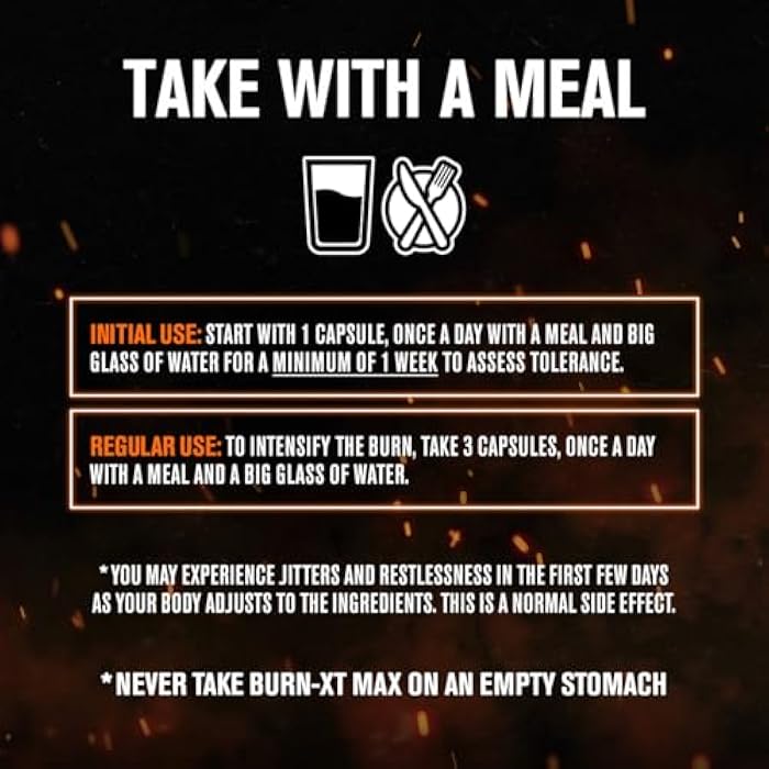 Jacked Factory Burn-XT Max - High-Performance Thermogenic Fat Burner & Appetite Suppressant for Weight Loss w/PurCaf Organic Caffeine, MitoBurn, Green Tea, Acetyl L Carnitine & More - 90 Capsules - Image 4