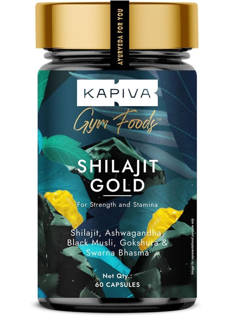 Kapiva شيلجيت جولد 60 كبسولة - Image 1