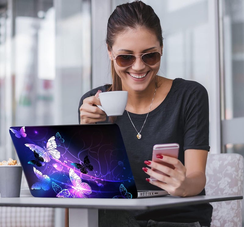 ICOLOR Laptop Skin Sticker Decal,12" 13" 13.3" 14" 15" 15.4" 15.6 inch Laptop Vinyl Skin Sticker Cover Art Decal Protector Notebook PC - Image 3