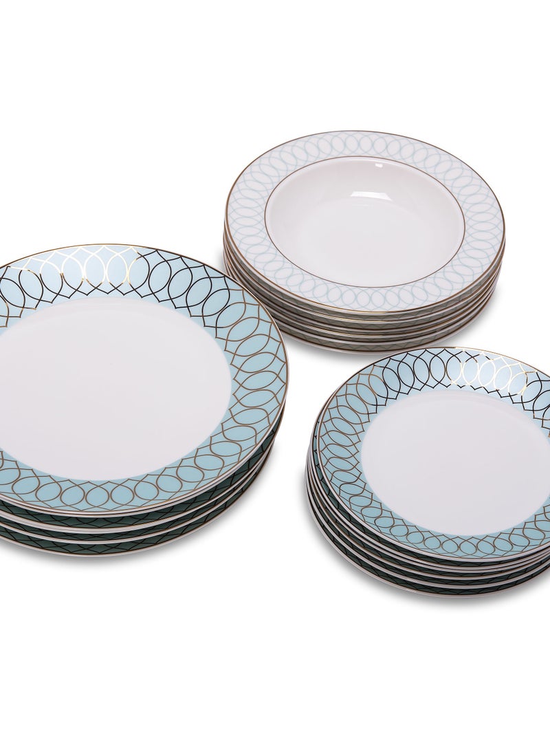 La Mesa 18 PCs Porcelain Dinner Set  - Image 3
