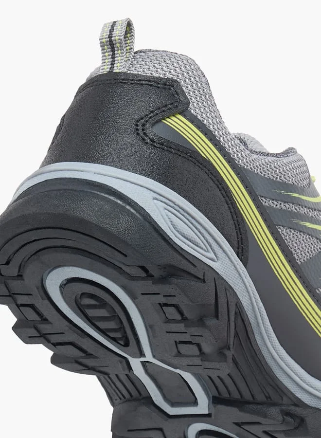 Kappa Boys Lace Detail Sports Shoes with Adjustable Cord Lock Closure