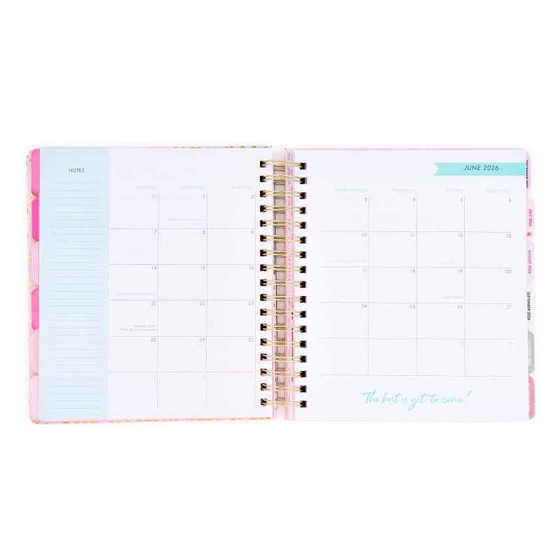 Votum 18 Month Hard Cover Planners/Calendars 10" x 10", January 2026 - June 2027 - Daily, Weekly & Monthly Organizer with Pens, Stickers, Sticky Notes, and a Sturdy Cover - Bee You - Image 4