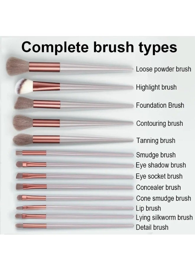 Fix+ - Fix+ Professional Makeup Brush Set 13 Pieces Random Color - Image 1