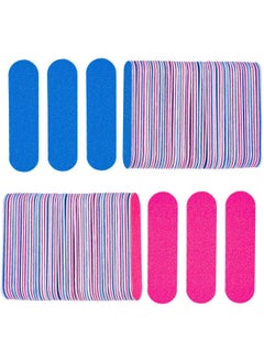 KISEER KISEER Mini Nail Files Bulk, 100 Pcs Disposable Double Sided Emery Boards Travel Size for Men, Women, Kids (2 Inch)  - Image 1