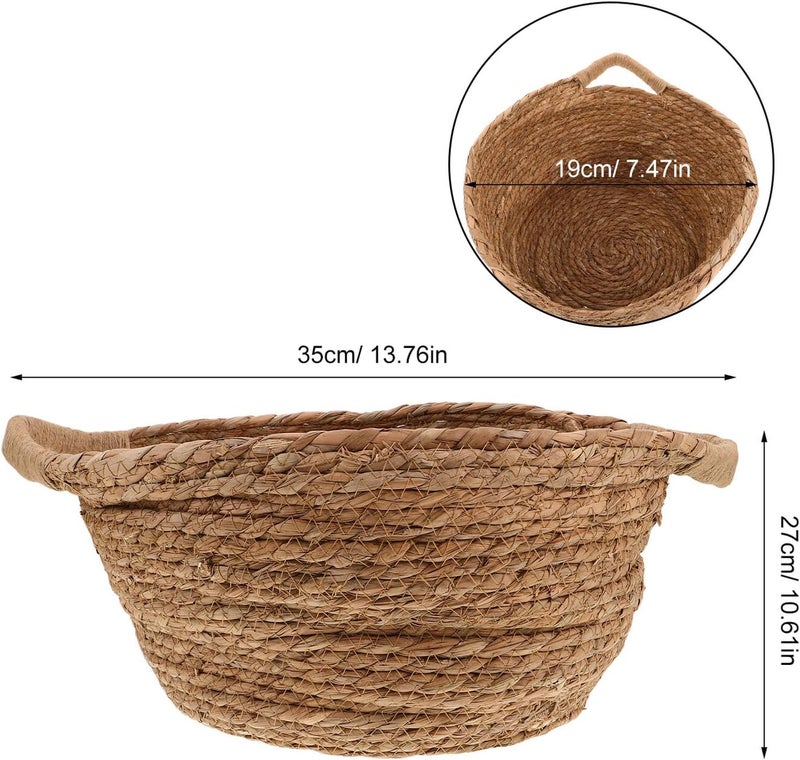 KESYOO Newborn Photography Prop Basket for Babies, Handwoven Posing Basket with Storage Function, Suitable for Newborn Photoshoots and Portraits - Image 2
