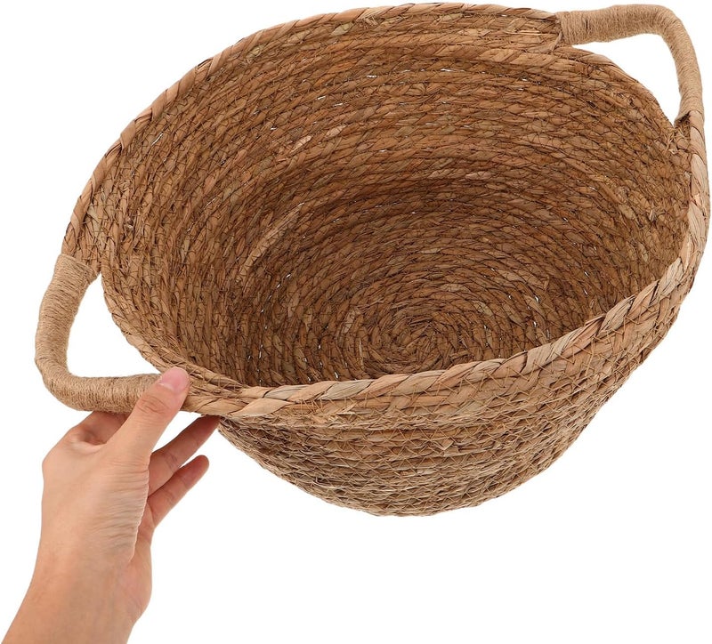 KESYOO Newborn Photography Prop Basket for Babies, Handwoven Posing Basket with Storage Function, Suitable for Newborn Photoshoots and Portraits - Image 4
