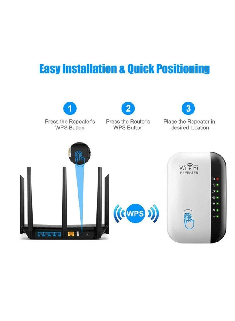 WiFi Extender, Generation WiFi Booster,Covers Up to 3000 Sq.ft,Internet Booster with Ethernet Port,Wifiblast,1-Tap Setup,Access Point,WiFi Extenders Signal Booster for Home - Image 3