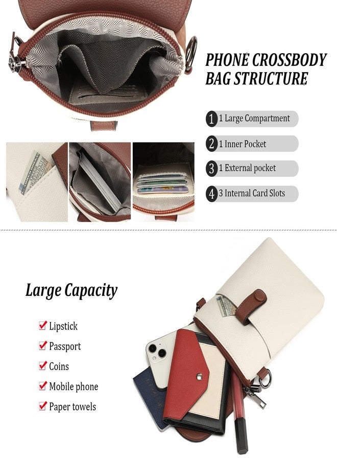 SENDEFN Cell Phone Purses for Women Small Crossbody Bag Wallet Purses Adjustable Strap - Image 3