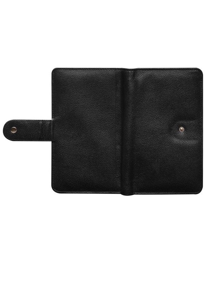 ABYS حامل جواز سفر طويل من الجلد الأصلي الأسود مع حماية RFID للرجال، حامل جواز سفر للجنسين للنساء - Image 4