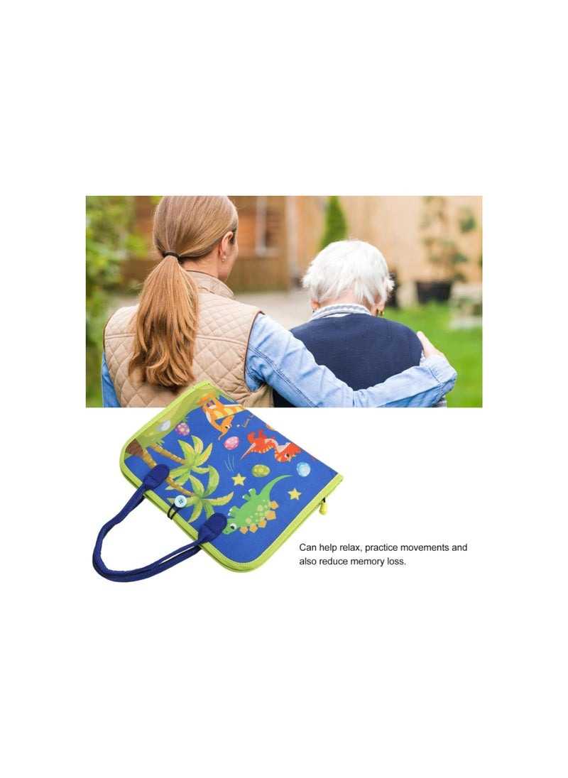 Generic - Dementia Sensory Toy for Adults with Alzheimers Dementia, Fidget Blanket Pressure Anxiety Relief Cloth - Image 1