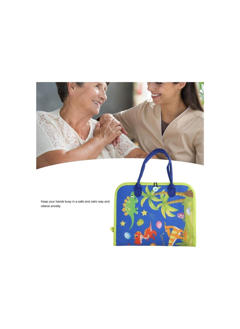 Generic - Dementia Sensory Toy for Adults with Alzheimers Dementia, Fidget Blanket Pressure Anxiety Relief Cloth - Image 1
