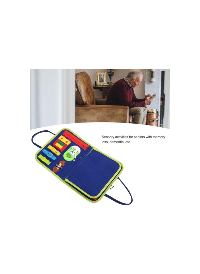 Generic - Dementia Sensory Toy for Adults with Alzheimers Dementia, Fidget Blanket Pressure Anxiety Relief Cloth - Image 1