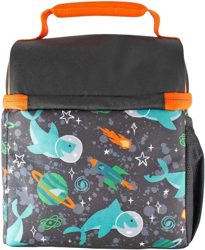 Thermos Standard Pop Top Reusable Insulated Lunch Bag - Space Party - Image 4