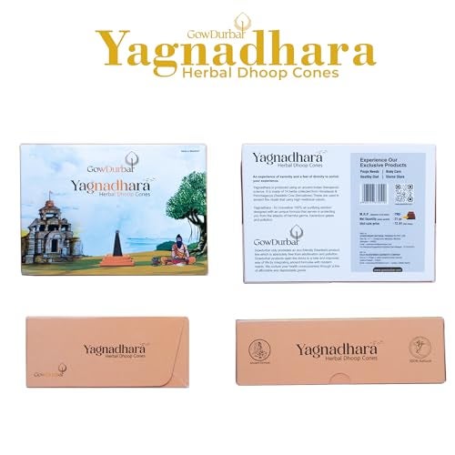 GOW DURBAR Gowdurbar Yagnadhara – 31 Cones Panchagavya Herbal Dhoop 100% Natural & Therapeutic Cones [Pack of 2] - Image 3