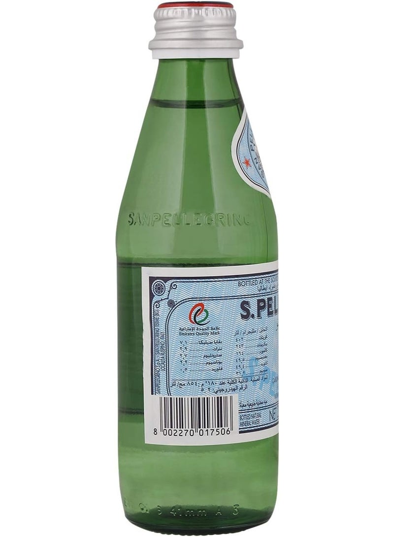 Sanpellegrino Sparkling Natural Mineral Water 250ml Pack of 6 Glass Bottles - Image 4