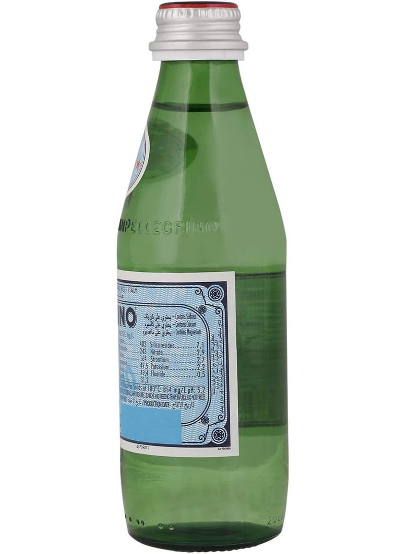 Sanpellegrino Sparkling Natural Mineral Water 250ml Pack of 6 Glass Bottles - Image 5