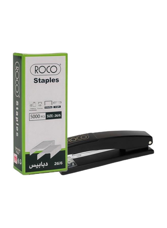 ROCO Heavy Duty Stapler & Staples Bundle – Office Stapler + 5000 PCS 26/6 Staples - Image 1