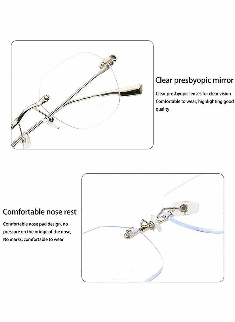 Generic - Blue Light Blocking Glasses Suitable for Men and Women Reading UV Protection Eye Fatigue Prevention Computer Reading Games and TV - Image 1