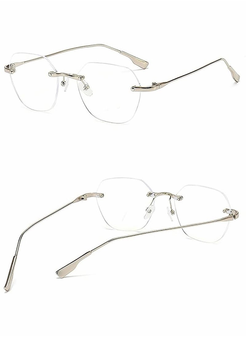 Generic - Blue Light Blocking Glasses Suitable for Men and Women Reading UV Protection Eye Fatigue Prevention Computer Reading Games and TV - Image 1