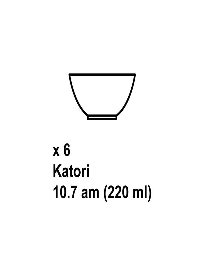 Noritake Japan - Porcelain Katori Set of 6 pcs, Service for 6 - Luxury Dining and Kitchen Set - Hearth Collection Winter Sonata Katori Set - Image 5