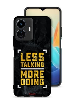 Vivo Y77 5G Protective Case Cover Less Talking More Doing