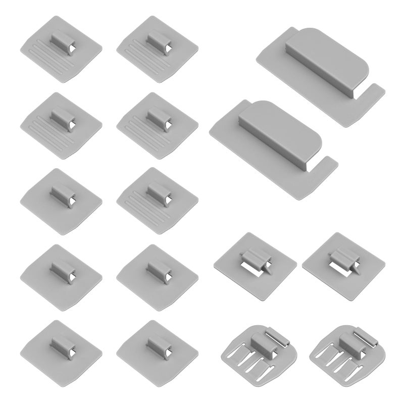 KUNIST Clips for Tesla Model 3Y Sunroof Sunshades Grey