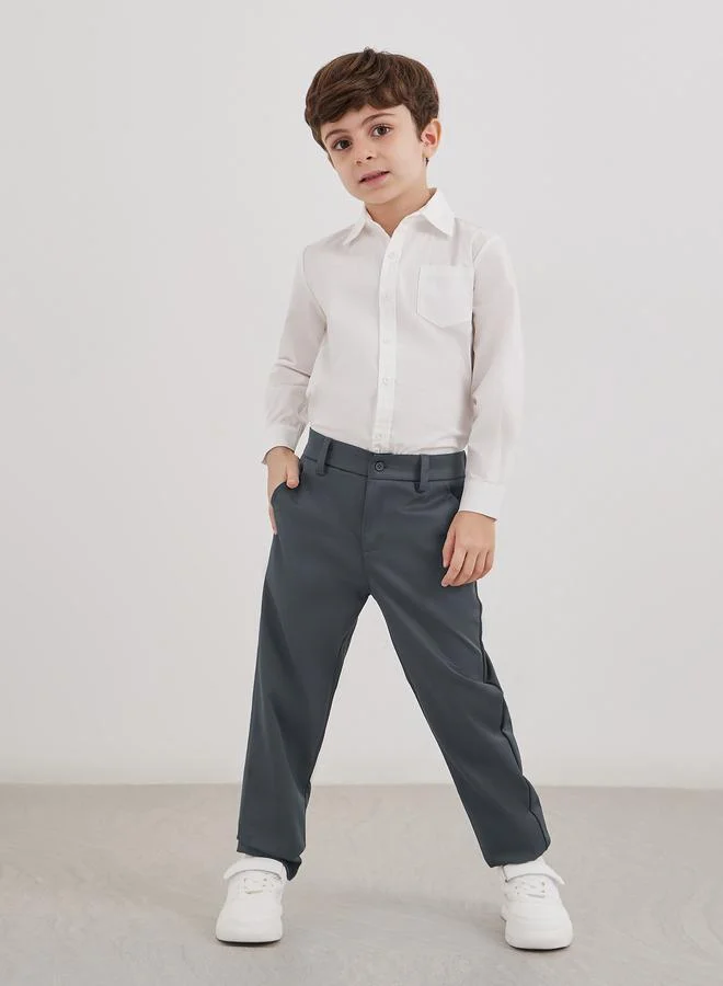 ستايلي Styli Toddler Boys school uniform pants