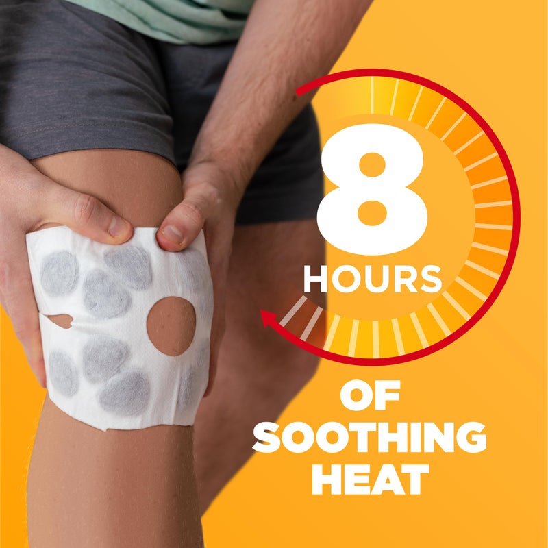 ThermaCare Knee HeatWraps - Targeted Knee Pain Relief with 8-Hour Therapeutic Heat - Flexible, Discreet, Drug-Free Portable Heat Therapy (2-Count) - Image 5