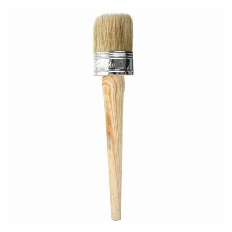 HEALLILY 1 Pc Paint Wax Brush, DIY Painting and Waxing Tool, Durable Creative Portable Wax Brush, Drawing Brushes Wooden Brushes, Chalk & Wax Paint Brush Set for Furniture - Image 2