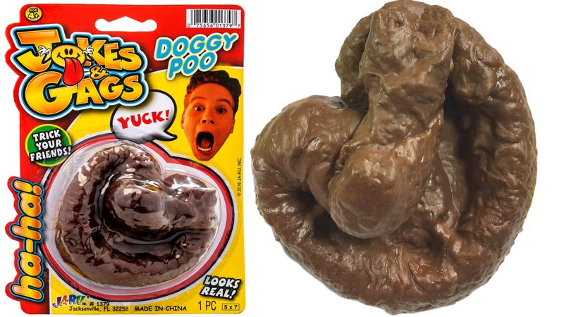 Ja-Ru JARU Fake Poop Toy 1 Pack Toilet Prank Toys Practical Jokes Gag Gifts for Kids Realistic Dog Cat Poo Funny Office Pranks April Fools Day Funny Toys 13791A - Image 4
