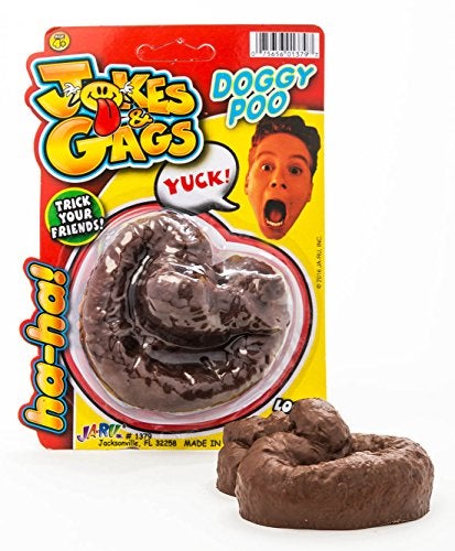 Ja-Ru JARU Fake Poop Toy 1 Pack Toilet Prank Toys Practical Jokes Gag Gifts for Kids Realistic Dog Cat Poo Funny Office Pranks April Fools Day Funny Toys 13791A - Image 5