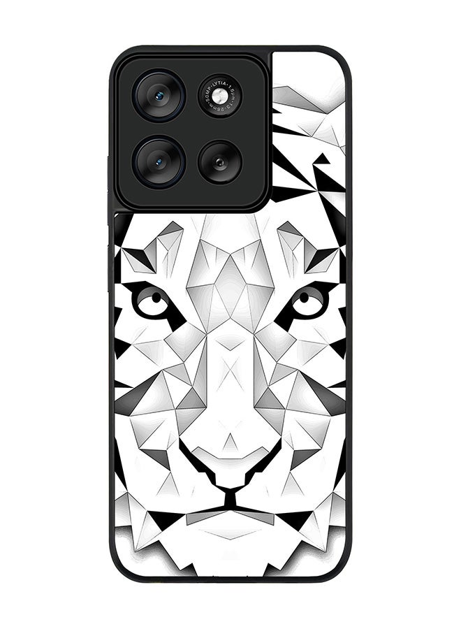 Stylizedd For Motorola Moto G56 Case,Slim fit Camera Protection, Shockproof Thin Phone cover  - Poly Tiger - Image 1