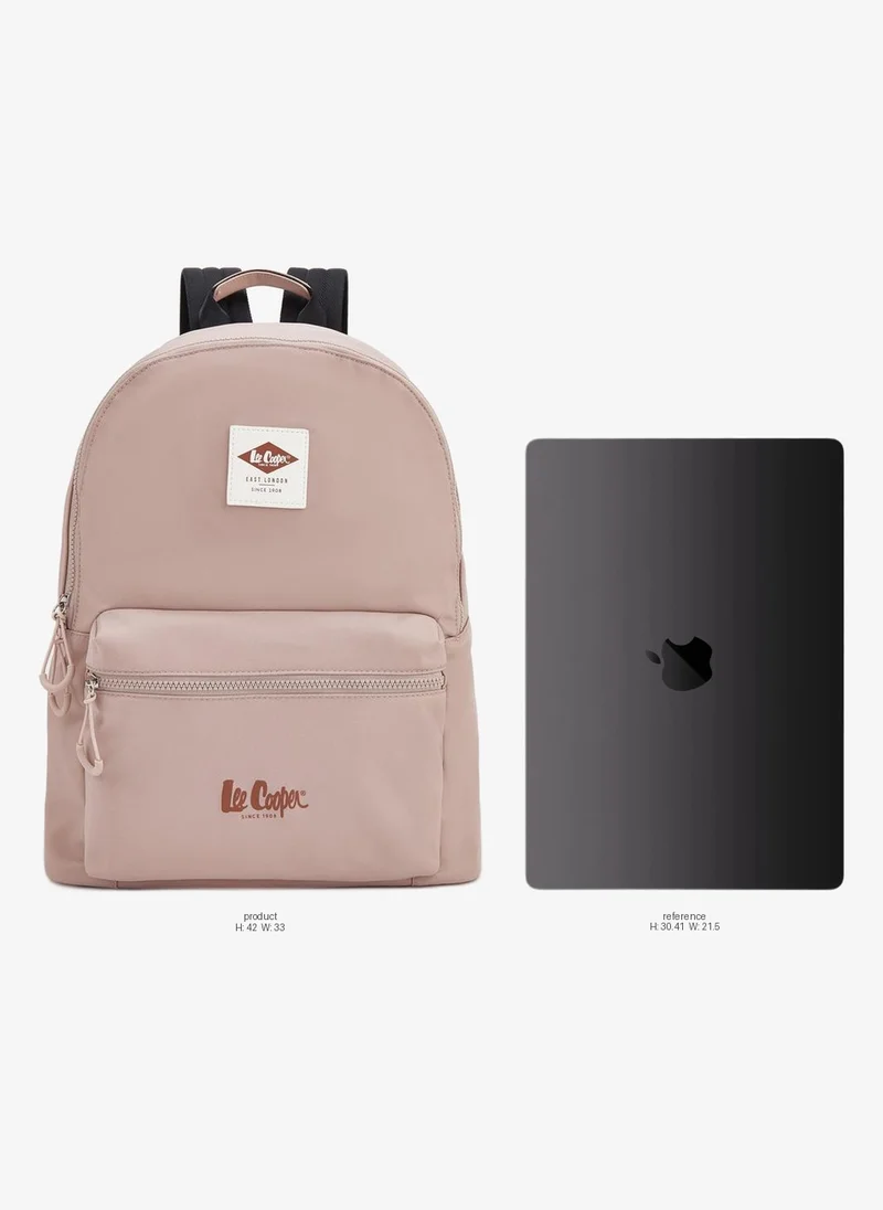 لي كوبر Solid School Backpack With Adjustable Shoulder Straps - 33x16x42 CM