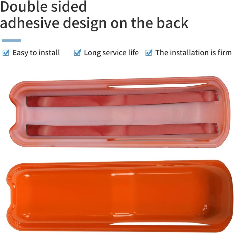 PEATOVIE Engine Hood Hinge Cover Accessories for 2018-2021 Jeep Wrangler & Gladiator - Orange - Image 4