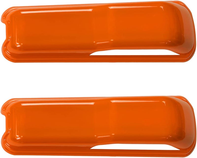 PEATOVIE Engine Hood Hinge Cover Accessories for 2018-2021 Jeep Wrangler & Gladiator - Orange - Image 5