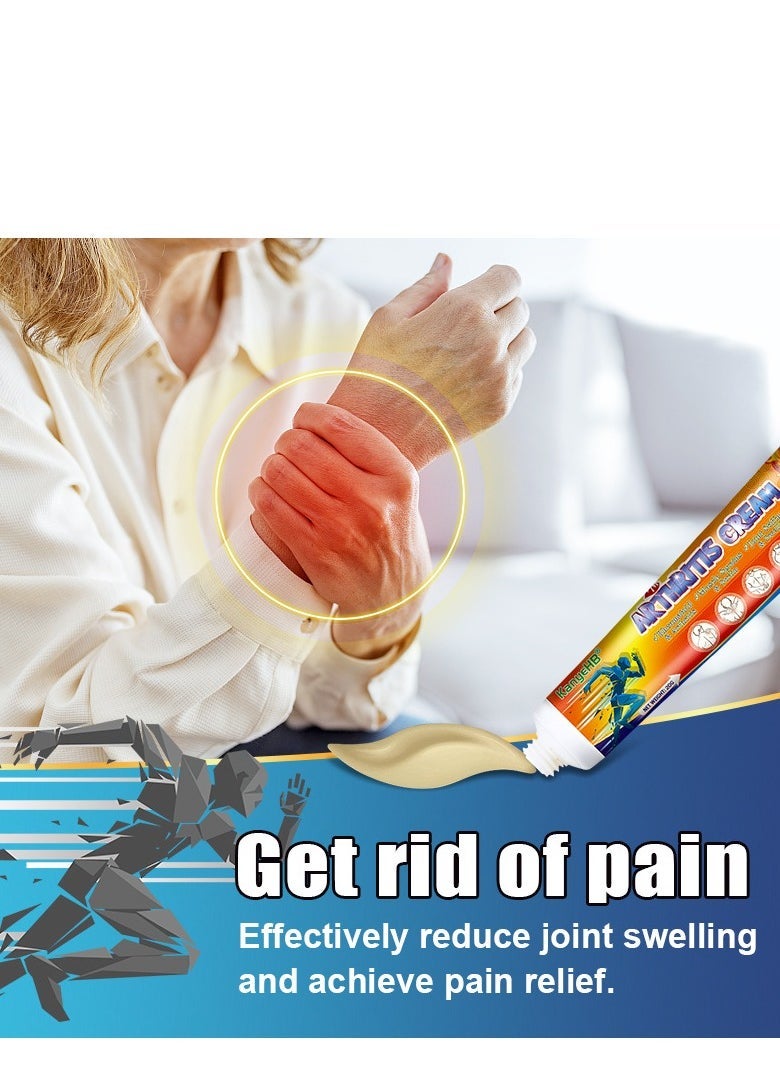 KanyeHB Extra Strength Joint Relief Cream, Turmeric Cream, Deep Penetrating and Fast Acting Topical Liniment for Muscle, Back, Arthritis and Joint Pain, Knee Relief Cream, Back Massage Cream(2Pcs) - Image 5