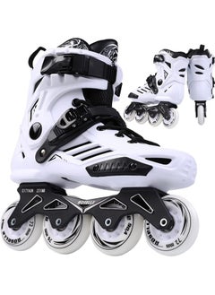 Professional Single Row Roller Blades Speed Skating Shoes Performance Skates No Physical Brake