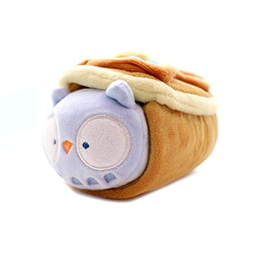 Anirollz Owlyroll Plush in Blueberry Pancake Outfitz  Kawaii Owl Stuffed Animal with Removable Costume  Cute 6 Squishy Plush Toy Gift for Girls  Kids - Image 1