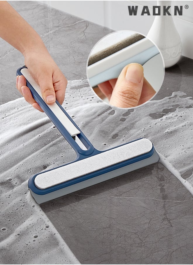 WAOKN Multi-Purpose Silicon Squeegee, Household Cleaning Tools, Mirror Wiper, Glass Window Cleaner Apply to Tiles, Shower Doors, Bathroom, Mirrors, and Car Windows, Doors  - Image 2