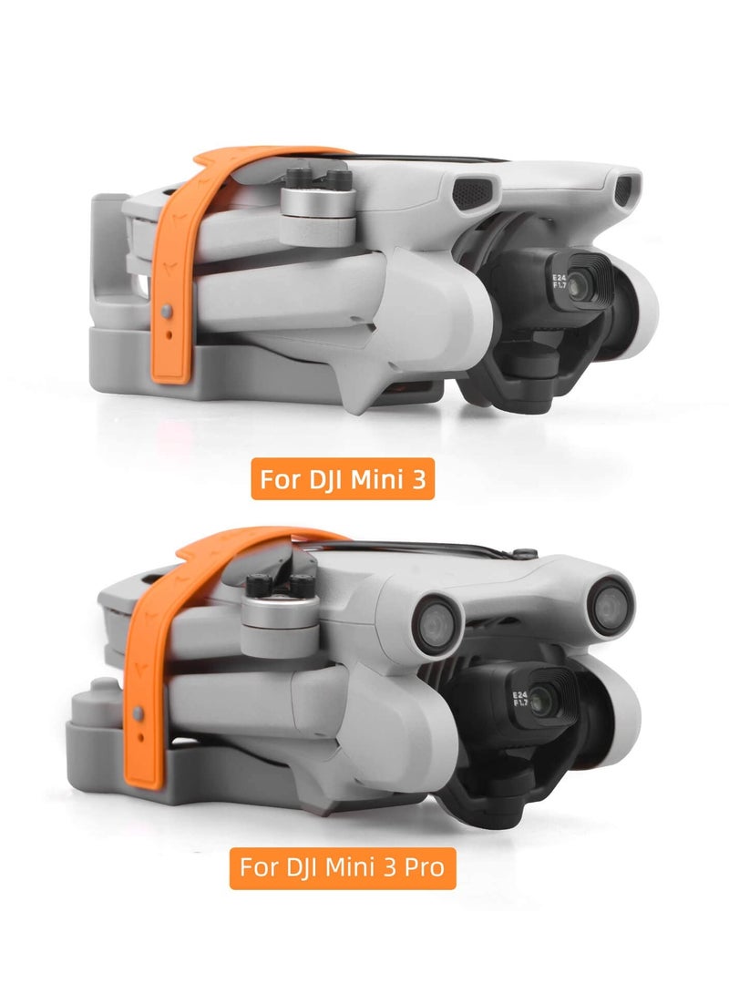 Zikra حامي المروحة لطائرة DJI Mini 3 حامل مروحة Mini 3 Pro حزام حماية المروحة Mini 3 Pro حزام حماية المروحة ملحقات طائرات RC لطائرة Mini 3 Mini 3 Pro مثبت المروحة (برتقالي) - Image 5