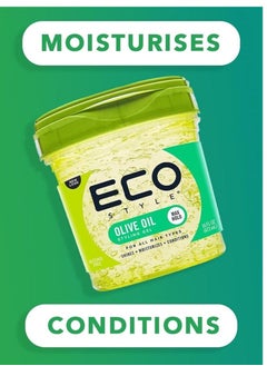 ECO Professional Olive Oil Styling Gel  - Image 2